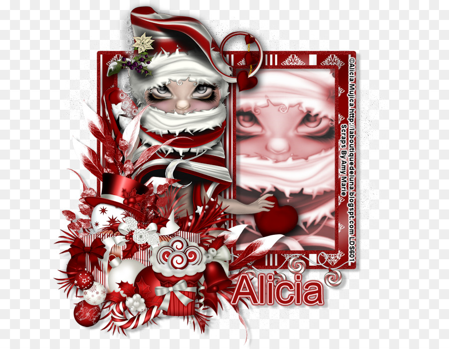 Poster Weihnachten Charakter - Alice Mujica