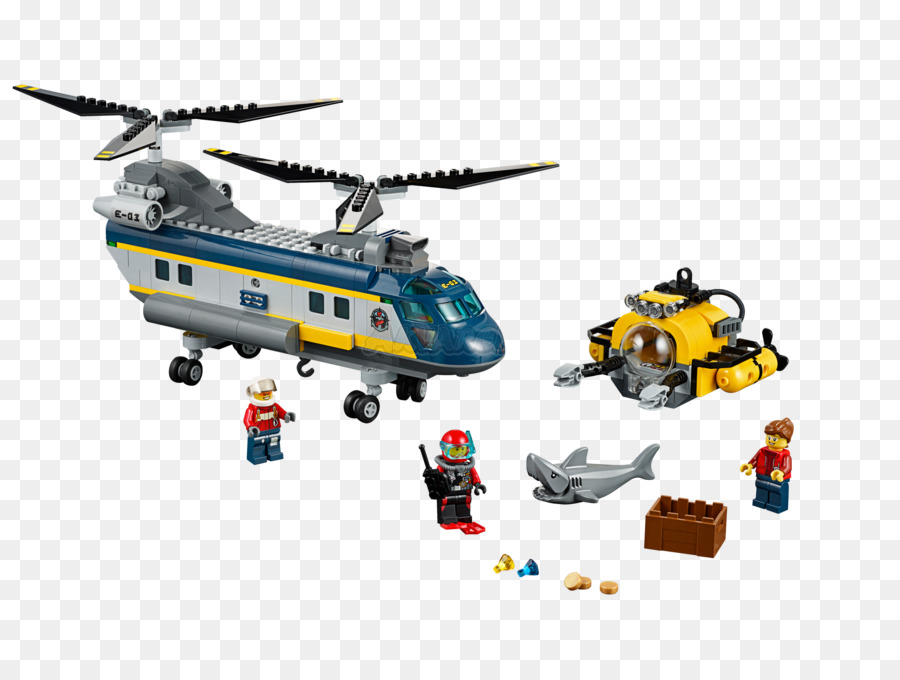 LEGO 60093 Biển Sâu máy bay trực Thăng Lego thành Phố Đồ chơi Lego, - đồ chơi
