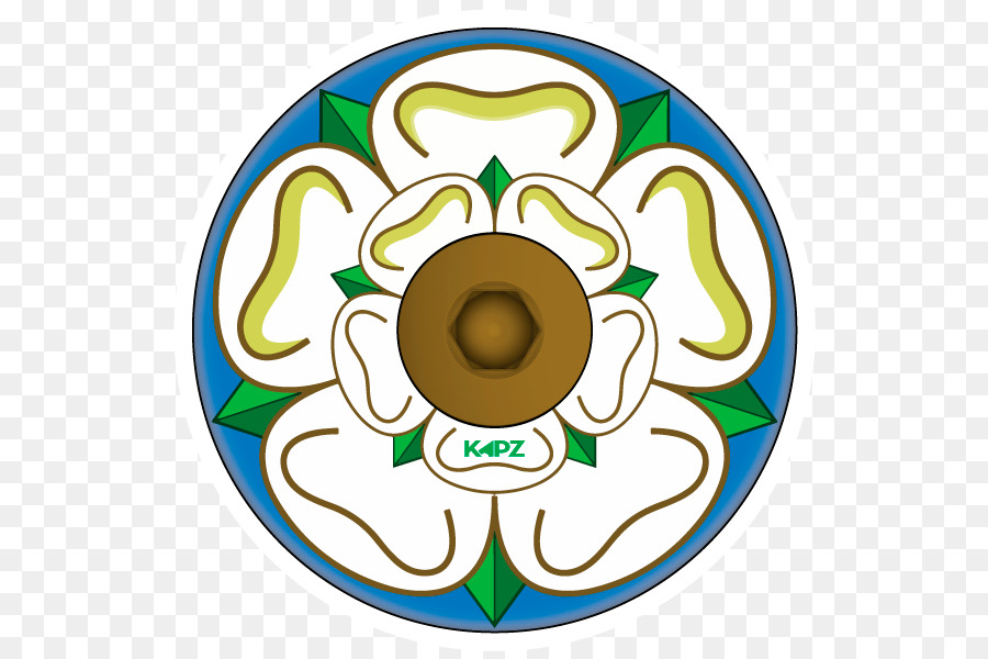 Fahnen und Symbole von Yorkshire Weiße Rose von York House von York - Flagge
