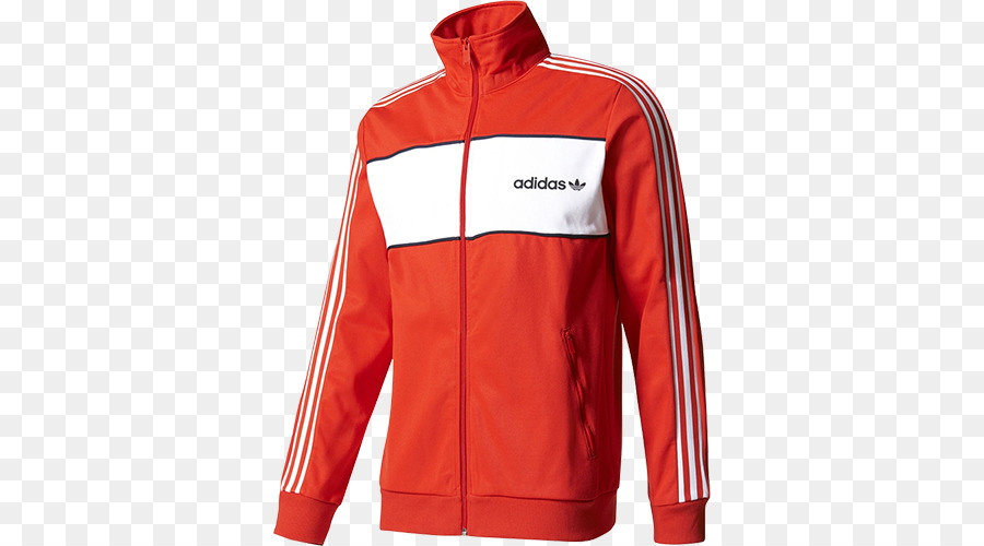 Trainingsanzug T-shirt-Jacke von Adidas Top - rote Jacke