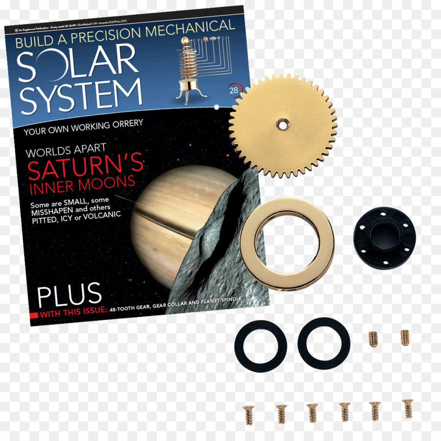 Marke Solar-System-Schriftart - Modell des Sonnensystems