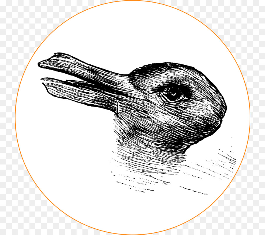 Coniglio–anatra illusione Yanny o Alloro - anatra