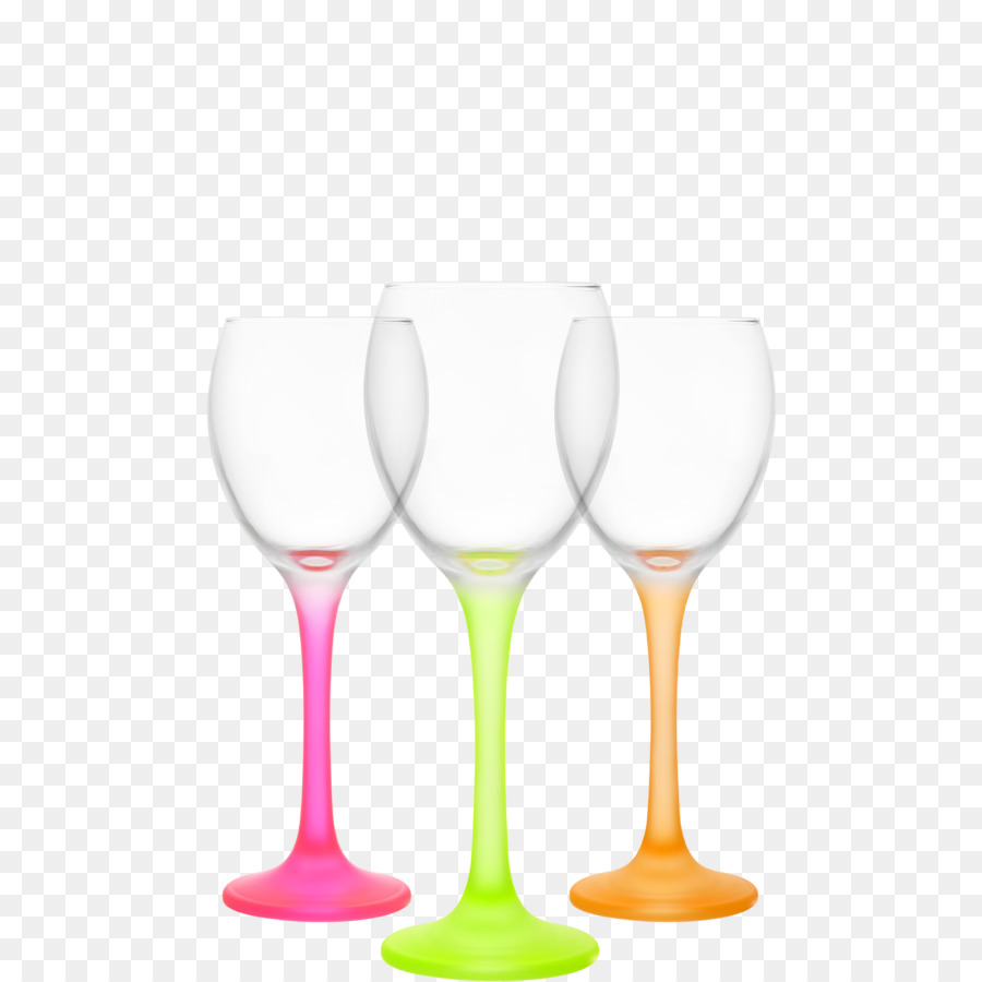 Bicchiere di vino con un bicchiere di Champagne Materiale - vetro