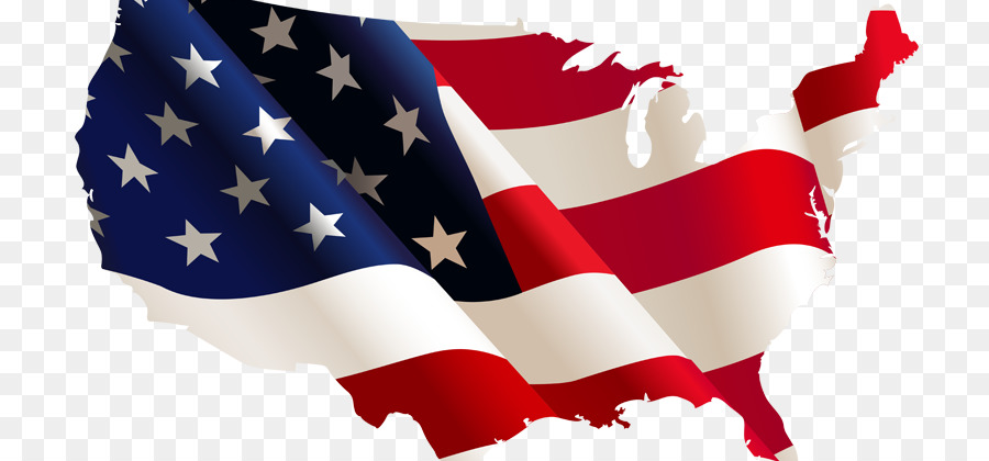 Bandiera degli Stati Uniti, Mappa, Bandiera del Regno Unito - stati uniti