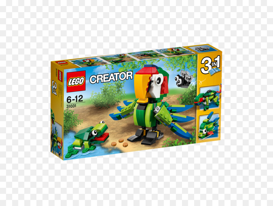 Con vẹt LEGO 31031 Tạo động Vật Rừng, Lego Tạo động Vật của các khu Rừng nhiệt đới - con vẹt