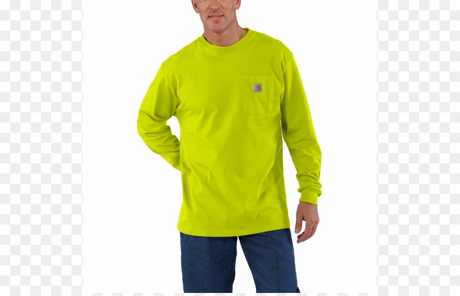 Langarm-T-shirt-Carhartt Workwear - Hemdtasche