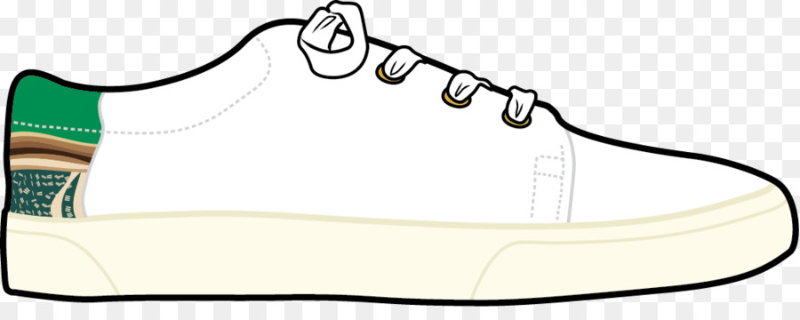 Sneakers col tacco Alto scarpe di Tela Bianco - in pelle verde scarpe
