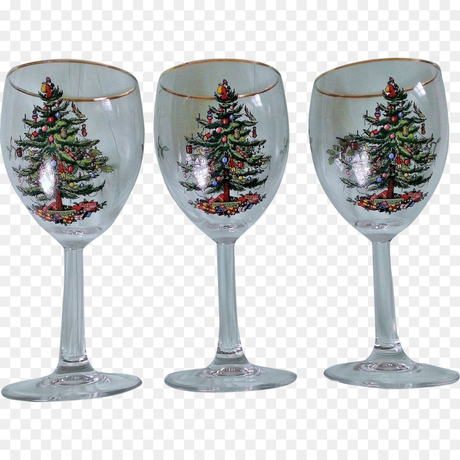 Weinglas Champagner Glas Christmas ornament - Glas