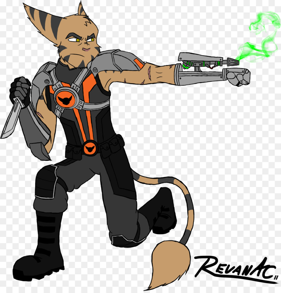Ratchet & Clank Zeichnung Waffe DeviantArt Charakter - cartoon Waffe