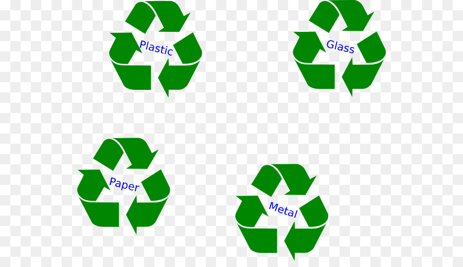 Riciclaggio, simbolo del riciclaggio del Vetro cestino - simbolo del riciclaggio