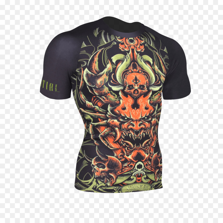 T-shirt Rash guard Maglia da jiu-jitsu gi Cycling brasiliana - Eruzione cutanea