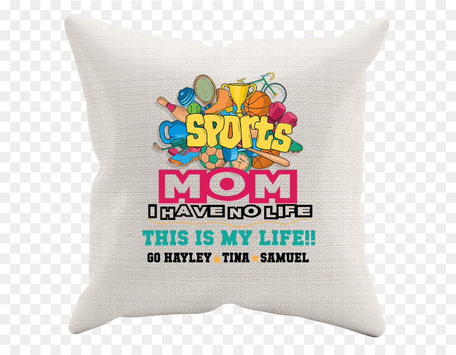 Kissen Sitzkissen Textil Sport - Sport mom