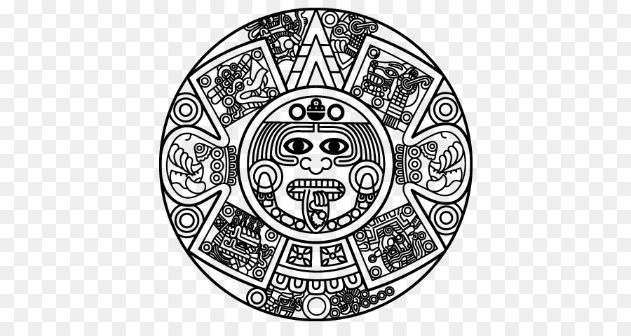 Calendario azteco pietra civiltà Maya - altri