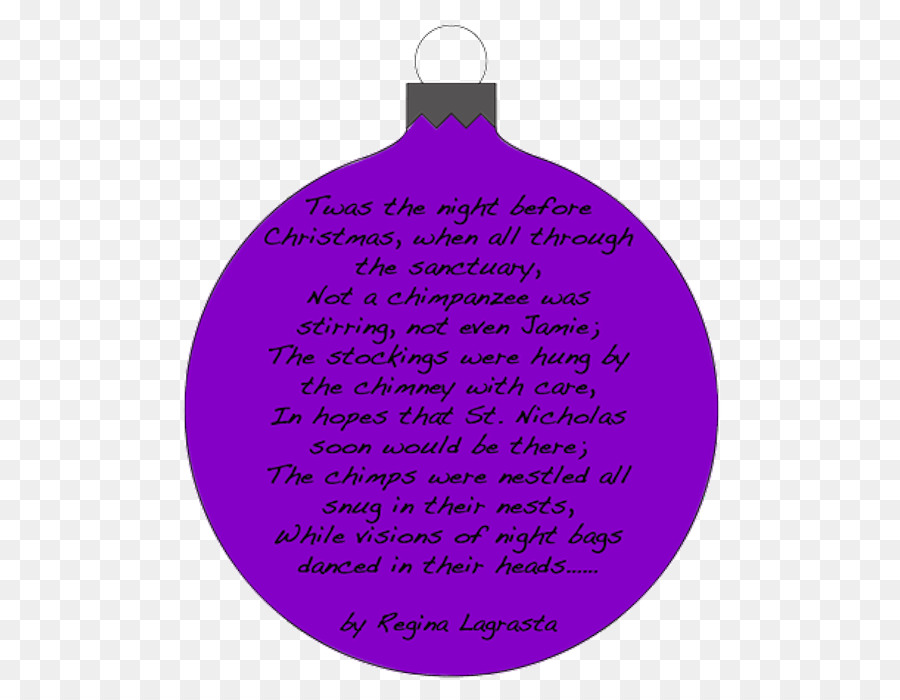 Christmas ornament, Poesie Blog-Kind - Regina