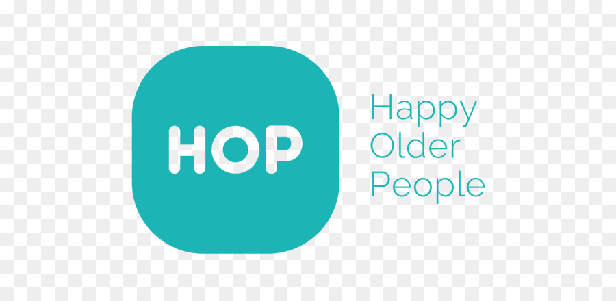 Logo Marke Schriftart - alte Menschen glücklich