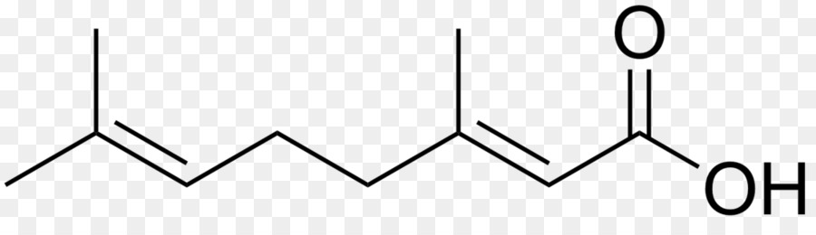 Geranic Säure dicarbonsäure-Molekül - andere