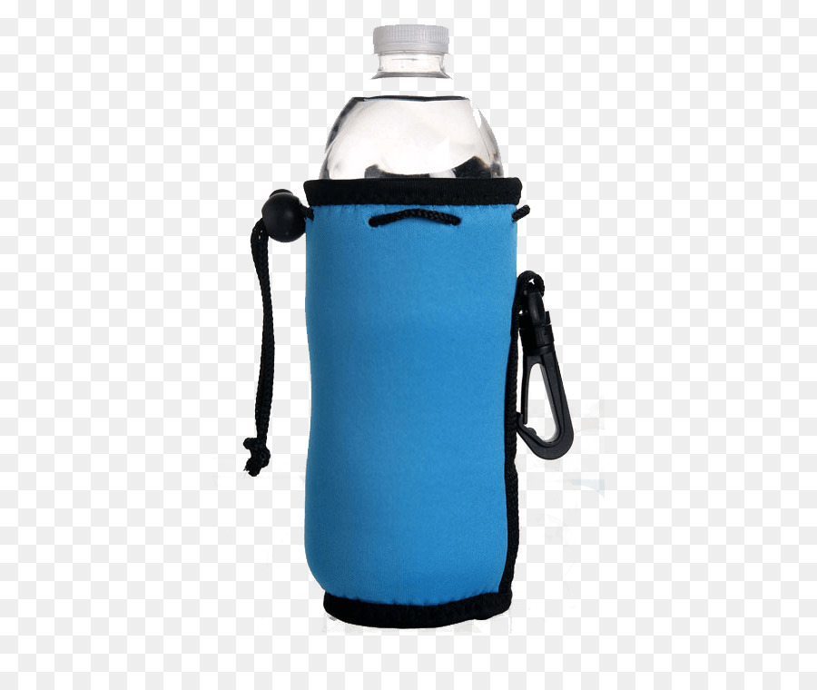 Wasser-Flaschen, Blaue Kunststoff-Flasche Rot - pet Flasche