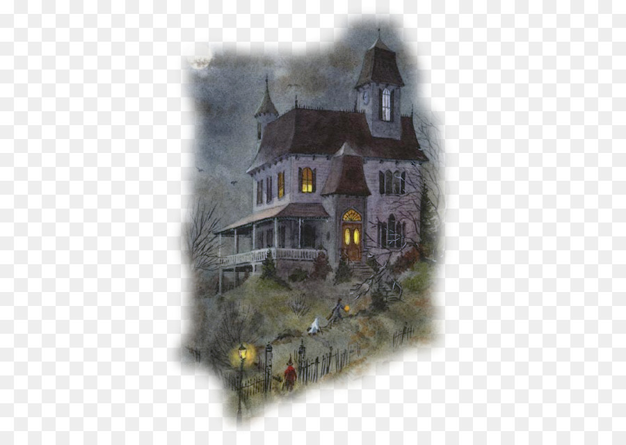 Halloween-Samhain Haunted-house-Malerei, Kunst - Halloween
