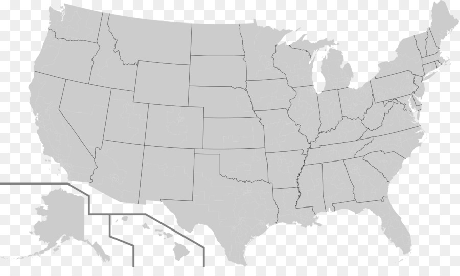 Elezioni Presidenziali USA del 2016 Washington, DC distretto Congressuale mappa Vuota - mappa