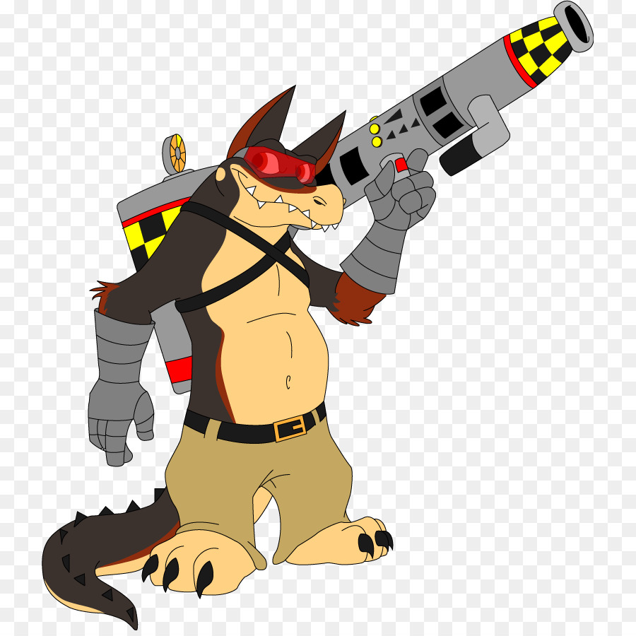 Dingodile Ripper Roo Crash Bandicoot - Dingodile