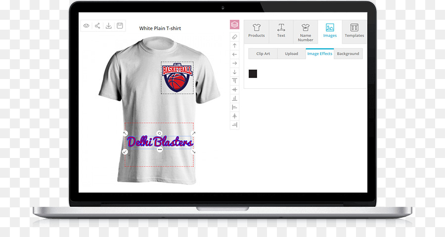 Gedruckt T shirt Designer - web front end design