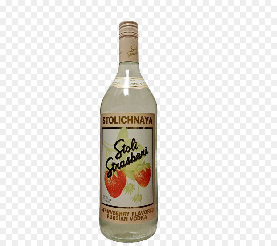Likör Stolichnaya Wodka, Destilliertes Getränk, Erdbeere - Wodka