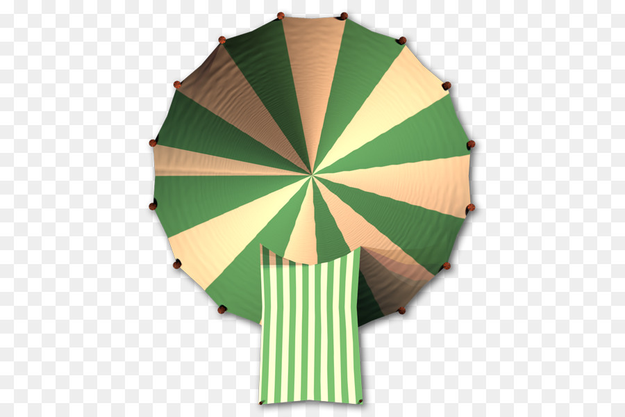 grüner Schirm - Regenschirm