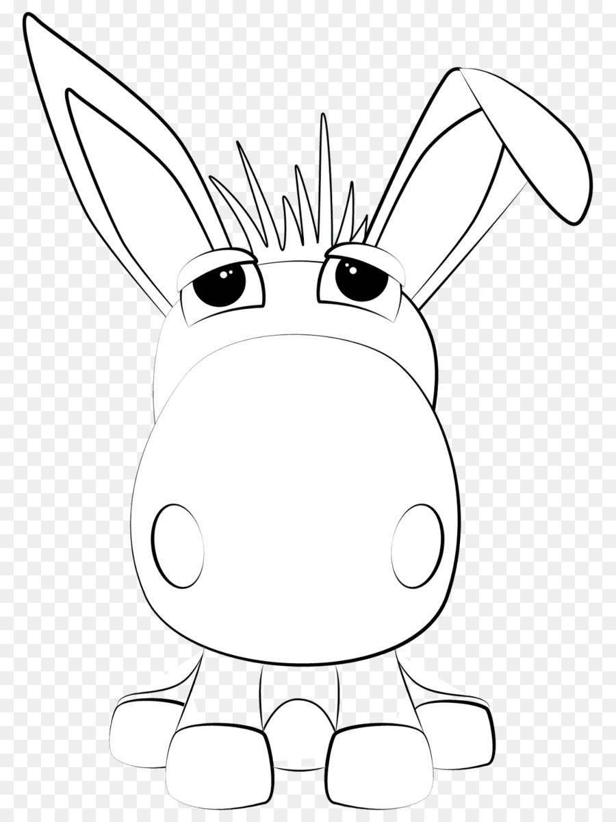 Râu /m/02csf Vẽ Hare Clip nghệ thuật - donkey