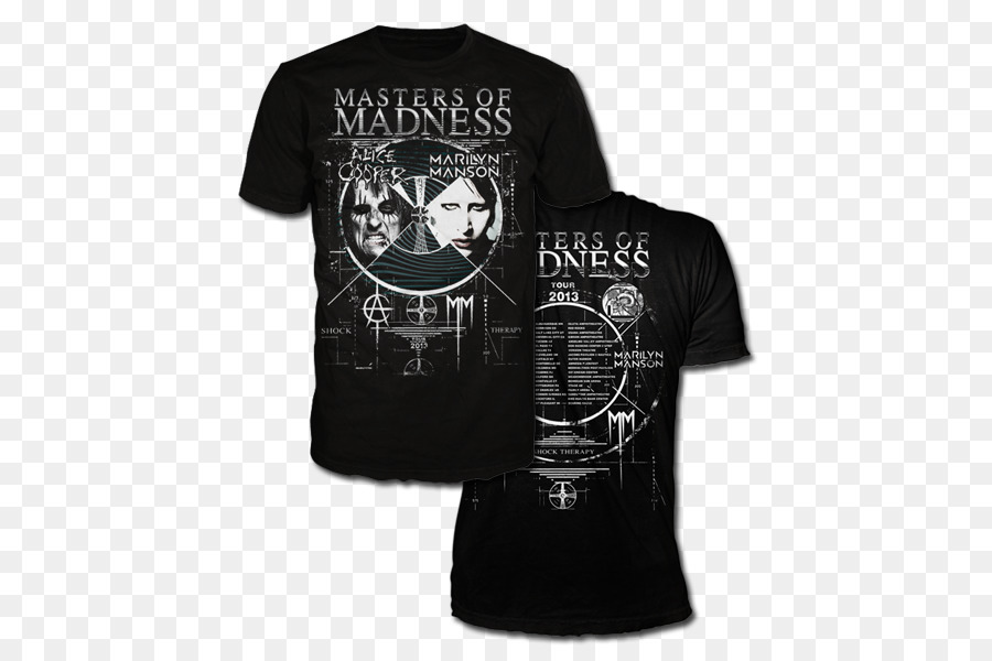 T-shirt Santo Legno (all'Ombra della Valle della Morte) Marilyn Manson Maestri di Follia Tour - Alice Cooper