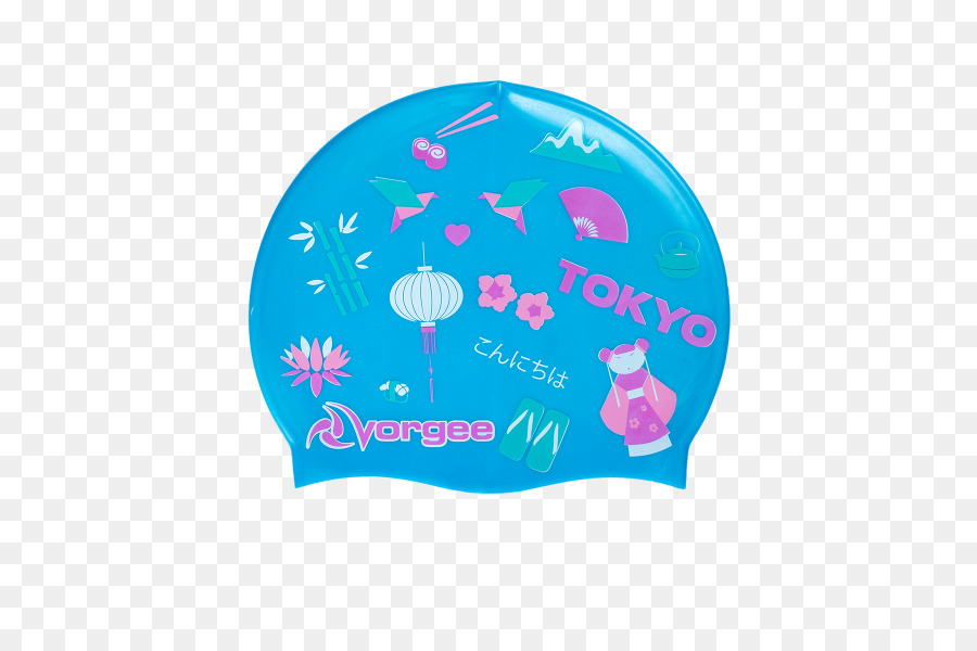 Schwimmen Kappen Silikon Kleidung Font - Japan Himmel