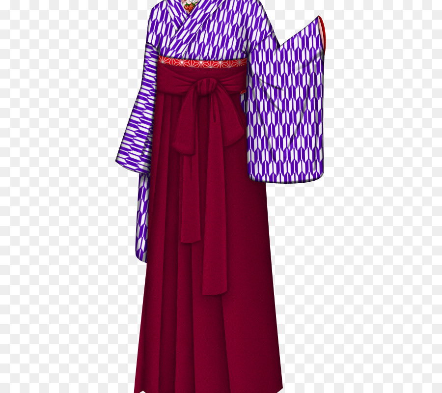 Kimono Kleidung Hakama Kleid Stricken - Kimono Doll