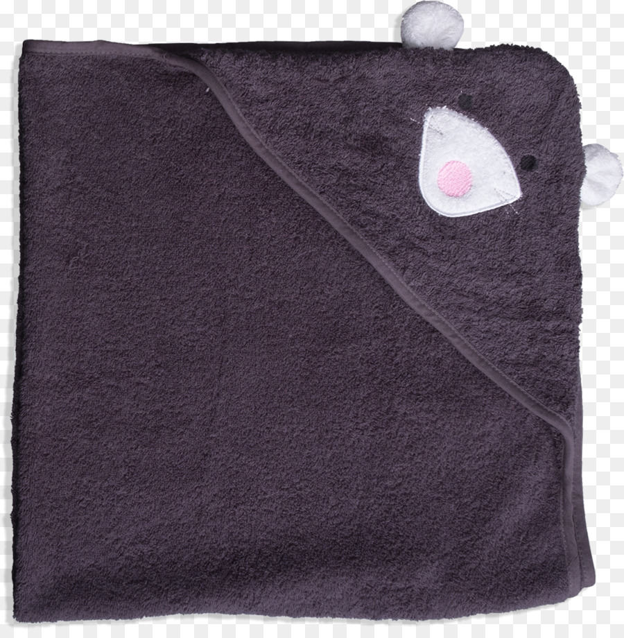 Handtuch Textil Anthrazit Schwarz M - Baby Handtuch