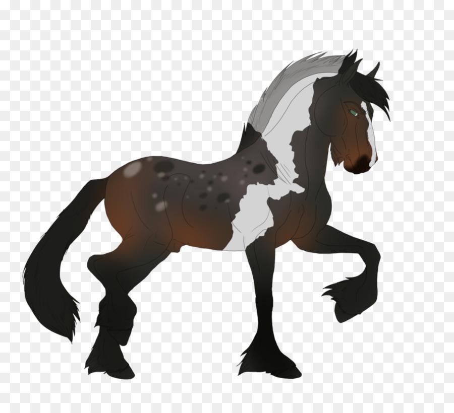 Mustang Con Ngựa Ngựa Colt Mare - rơi núi