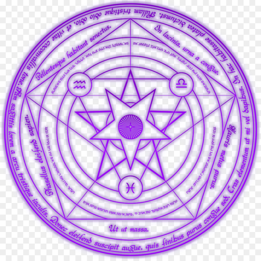 Magic circle Okkulte Beschwörungsformel - Kreis