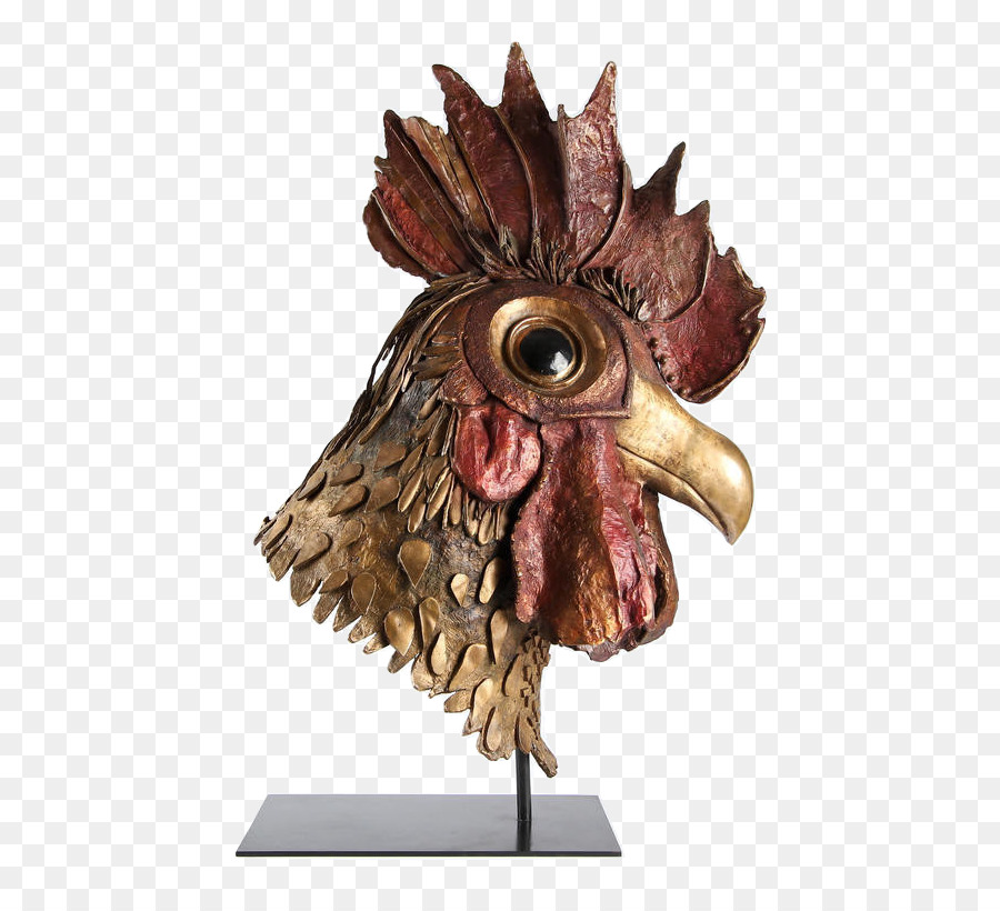 Gallo gallico Francia, scultura in Bronzo - gallo mascotte