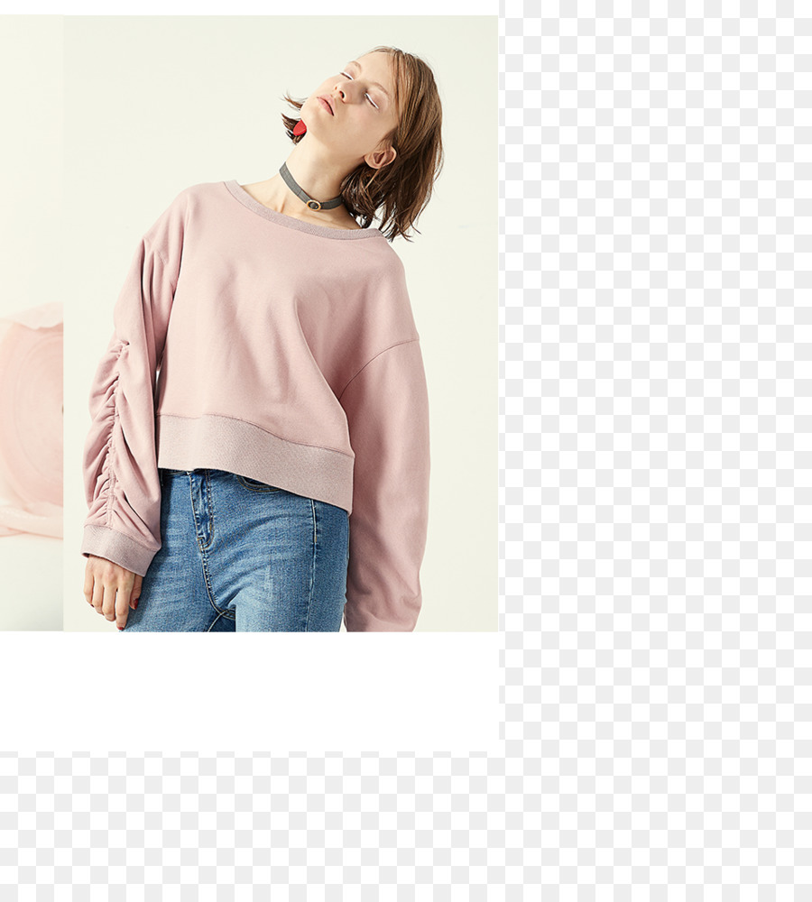 Pullover T-shirt Shoulder-Ärmel Oberbekleidung - 阔腿裤png
