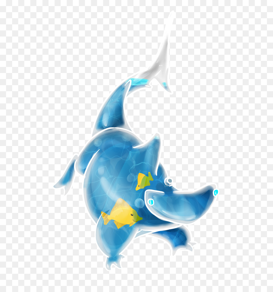 Delphin-Hai-Cobalt blue Marine Biologie Desktop Wallpaper - haifischtank