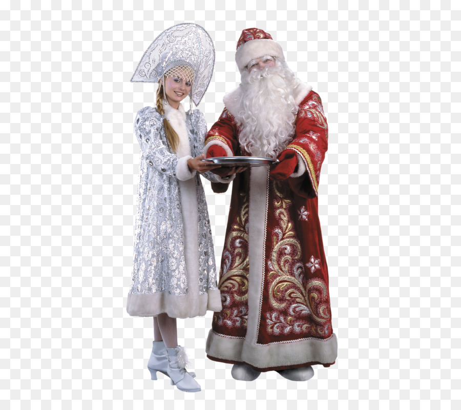 Babbo Natale Snegurochka Ded Moroz ornamento di Natale - dammi la tua piccola cosa