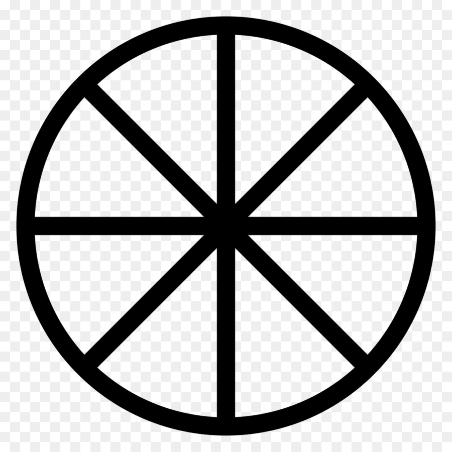 Ruota dell'Anno Libro delle Ombre Simbolo Wicca Sole croce - simbolo
