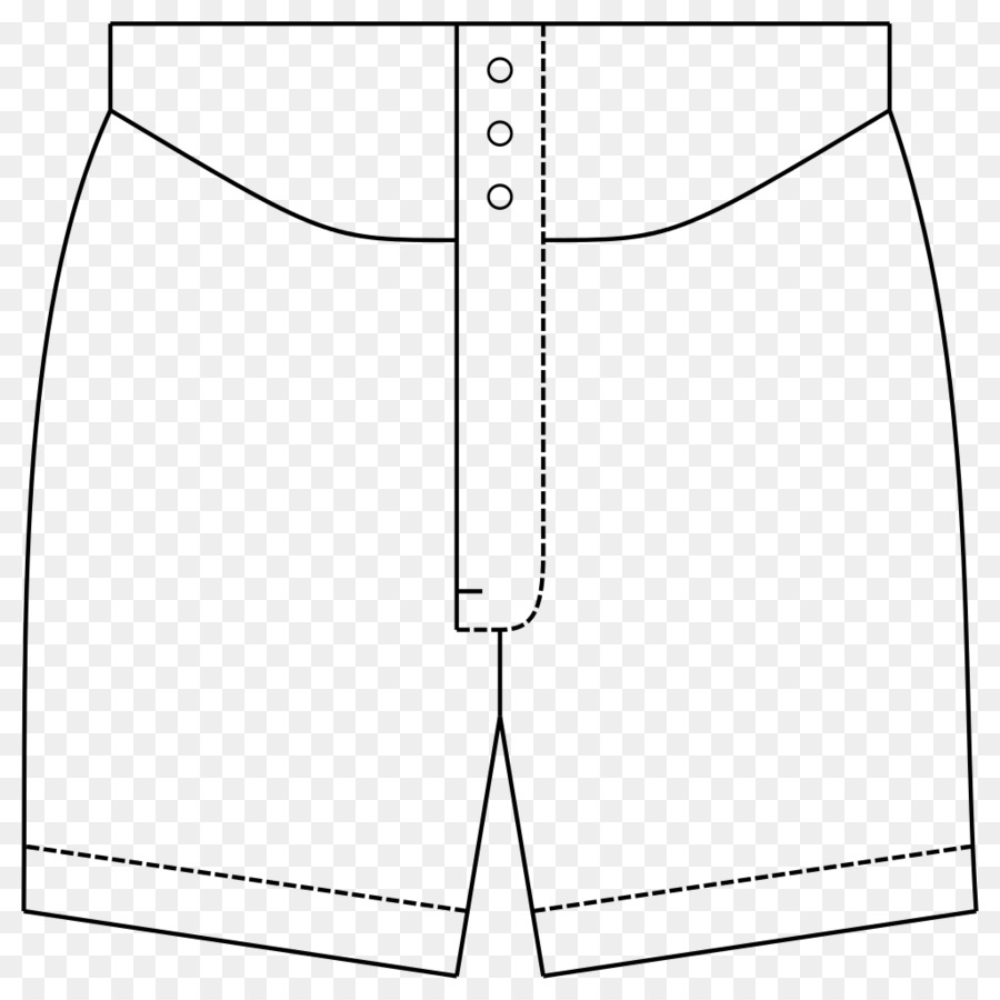 Boxer shorts Button Sleeve Papier - Schaltfläche