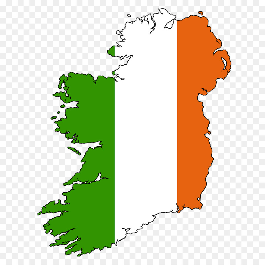 Contorno della Repubblica d'Irlanda mappa Vuota Irlandese - irlanda mappa