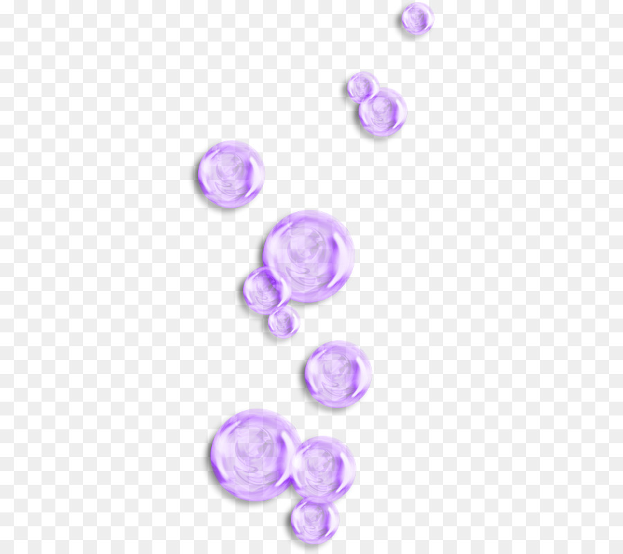 purplepurple Decoupage Carta di plastica Arte - viola bolle