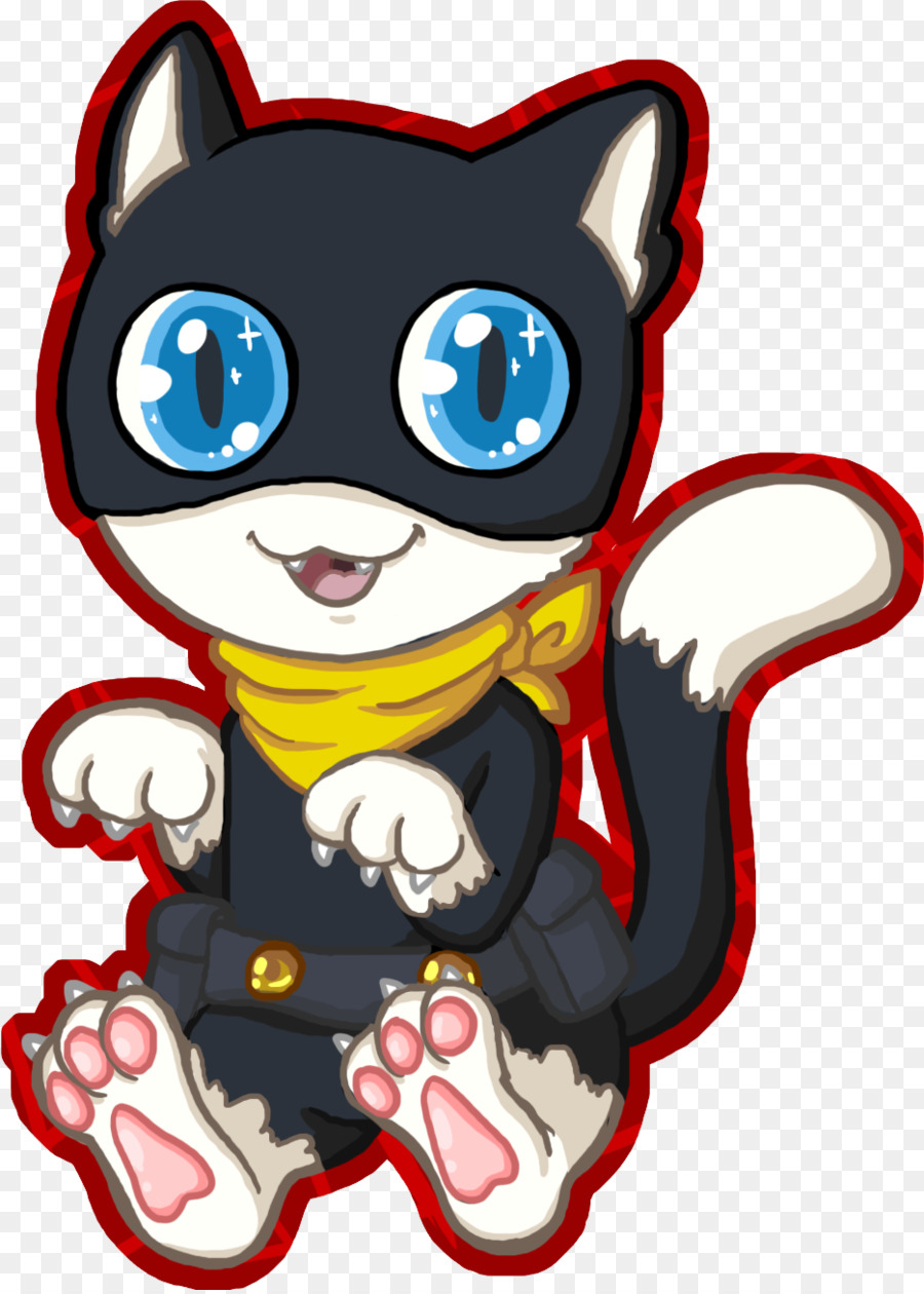 Persona 5 Cat Fan-Kunst - Katze