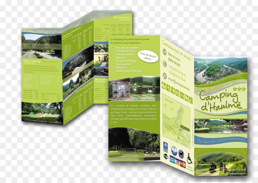 Brochure Flyer foglio Piegato, Camping d''Haulme - altri