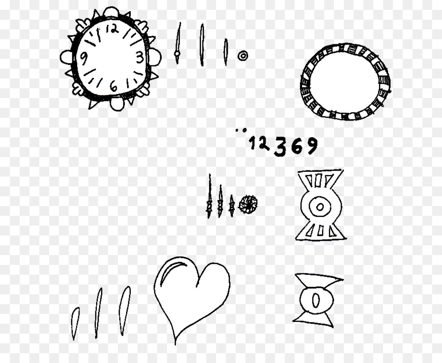 Kreis-Auto, Punkt, Winkel, Linie, Kunst - Uhr sketch
