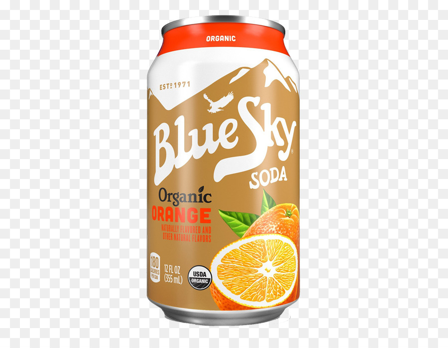 Kohlensäurehaltige Getränke, Blauer Himmel Getränkehersteller Orange soft drink Bio Lebensmittel Root beer - Coca Cola
