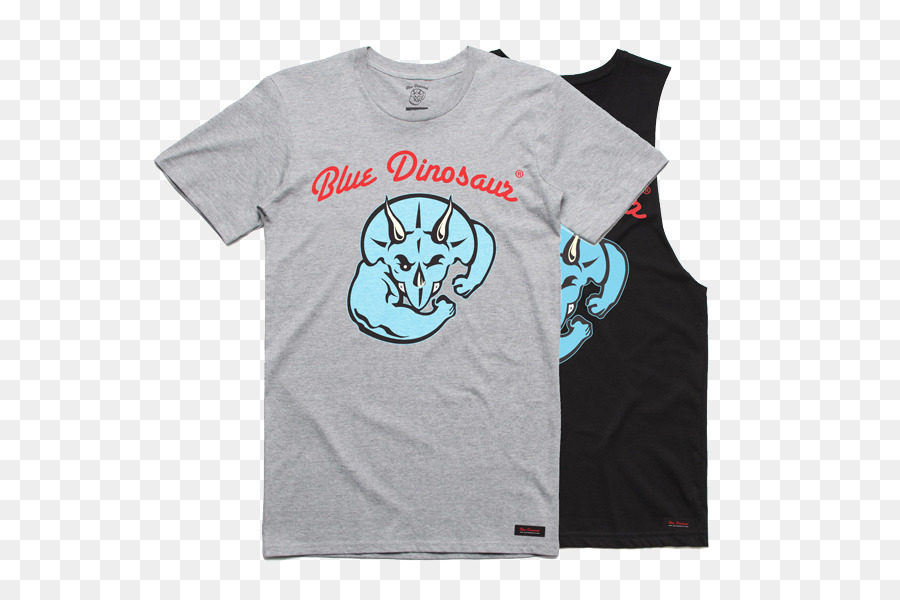 T shirt Hoodie Kleidung Ärmel - Blaue Dinosaurier