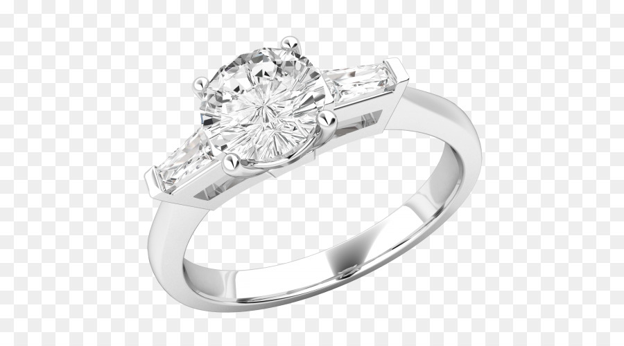 Diamant-Hochzeit ring Saphir Brilliant - Diamant