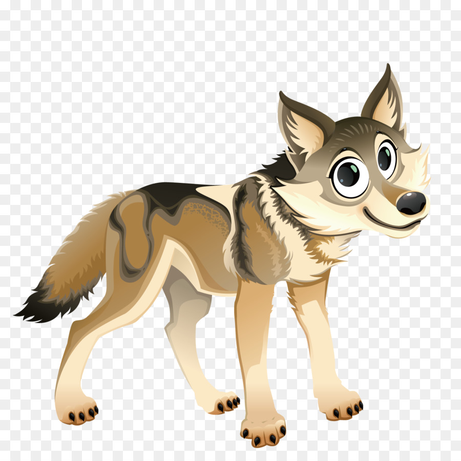 Royalty free clipart - wolf Vektor