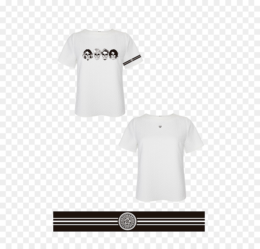 T shirt Maniche con Spalle Logo - Maglietta